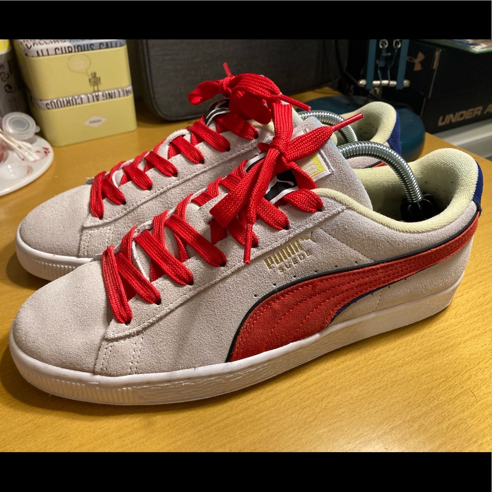 Puma suede sneakers size 9US multicolor